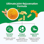 Glucosamine Chondroitin MSM and Turmeric Supplement -Joint Support Supplementfor Women & Men with Boswellia & Glucosamine Sulfate 1500 mg. Used for Cartilage & Joint Health & Flexibility