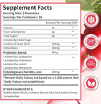 Women Probiotic Gummies for Feminine Health, Supports pH Balance, Vaginal Health, Odor Control & Yeast Balance, Digestive & Immune Support, Sugar Free Cranberry Flavor, 60 Count (Pack of 1)