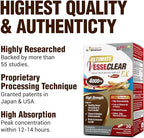 LABO Nutrition Ultimate VesseCLEAR EX Nattokinase NSK-SD 4000FU & Elastin F, Vessel Circulation & Brain Health Support, Japanese Supplement Shelf Stable Acid Resistant DRCaps Delayed Release x3