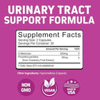 Herbtonics Fast Acting Urinary Tract Cleanse Treatment | Formula UTI with 36 mg PAC | Medical-Grade Cranberry Supplement for Urinary Tract Support (60 Count (Pack of 2))