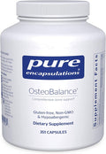 Pure Encapsulations OsteoBalance | Hypoallergenic Supplement to Promote Calcium Absorption and Enhance Healthy Bone Mineralization* | 351 Capsules