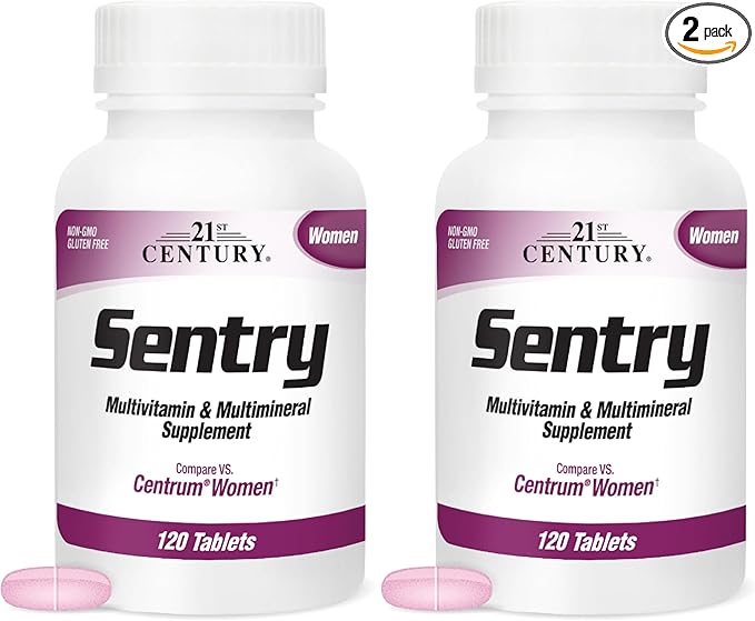 21st Century Sentry Women Multivitamin Tablets, 120 Count (Pack of 2)
