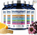 Immuneti Advanced Immune Support – Doctor Formulated 6-in-1 Daily Immunity Supplement – Made in USA – With Vitamin C, D3, Zinc, Elderberry, Garlic & Echinacea - Vital Nutrients & Antioxidants (5)
