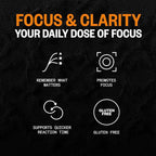 ONNIT Alpha Brain Neuro Focus Gummies, IGEN Non-GMO Tested Vegan Gummies with Omega-3s Lutein Zeaxanthin and Caffeine, Brain Eye and Focus Supplement for Men and Women, Citrus Punch, 90 Count