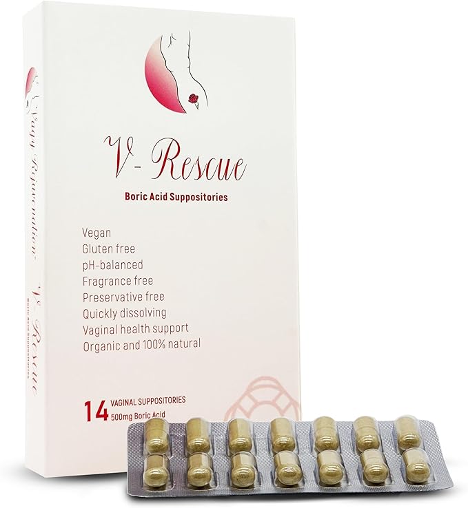Vagy Rejuvenation V-Rescue - 500 mg Boric Acid 14 Vaginal Applications - Feminine Health