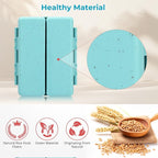 Zentiky Small Daily Pill Organizer with Labels, Medicine Pill Organizer Fit with Your Purse or Pocket for Travel to Hold Vitamin, Fish Oil, Supplement,Cotton Swabs, Bandages or Jewelry-Blue