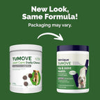YuMOVE Hip & Joint Supplement for Large Dogs - with Glucosamine Chondroiton, Green Lipped Mussel, Hyaluronic Acid, and Omega 3 Joint Supplement for Stiffness and Mobility - 60 Chews (Large/XL Dogs)