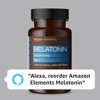 Amazon Elements Melatonin 3mg, Helps with Occasional sleeplessness, Vegan, Unflavored,8 Month Supply (Packaging May Vary) 260 Tablets, (Pack of 3)
