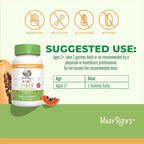 MARYRUTH'S Fiber Gummies for Kids | 2 Month Supply | Sugar Free | Soluble Fiber Supplement | Gut Health & Digestion Support | 3g Fiber per Gummy | Vegan | 60 Count
