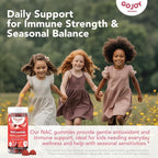 GOJOY NACsentials 7-in-1 NAC Gummies 600mg – Supports Glutathione, Liver & Antioxidant Wellness – N-Acetyl Cysteine with Vitamin C, ALA, Quercetin & Astaxanthin – Vegan, Sugar-Free
