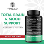 5 HTP Supplement for Mood Support - Made in USA - Natural Manganese & L-tryptophan Capsules - 5-HTP Booster for Men & Women - Proprietary Formula for Mood and Relaxation - 60 Vegan Capsules
