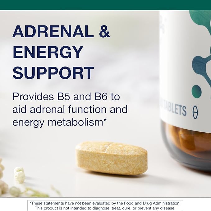 Metagenics Cortico-B5B6 - Adrenal Hormone & Energy Support with Vitamin B5, B6, Vitamin C, Magnesium & Calcium - Non-GMO, Gluten-Free, Vegetarian - GMP Certified Facility - 60 Tablets
