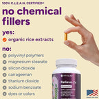 PPO Lab® Relieve-fx™ DLPA Boswellia Turmeric Ginger Supplement for Inflammation Health, Heart, Gut, Cramps, Joint, Stress Relief Factors as Curcumin, Boswellic Acid, Black Pepper Extract, 180 Capsules