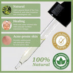 Purifect Tea Tree Oil Facial Serum for Skin - Tea Tree Essential Oil Serum for Face, Skin Clarity Support, Vitamin E for Antioxidant Support, Vegan Skincare, Cruelty Free - 1 fl oz