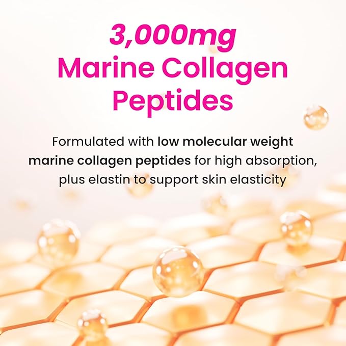 CJwellcare Innerb Glowshot Collagen (10.1 fl oz, 6 Servings) - Marine Liquid Collagen for Women, 3,000mg Collagen Peptides, Collagen Shots for High Absorption, Hair, Skin & Nails Supplement