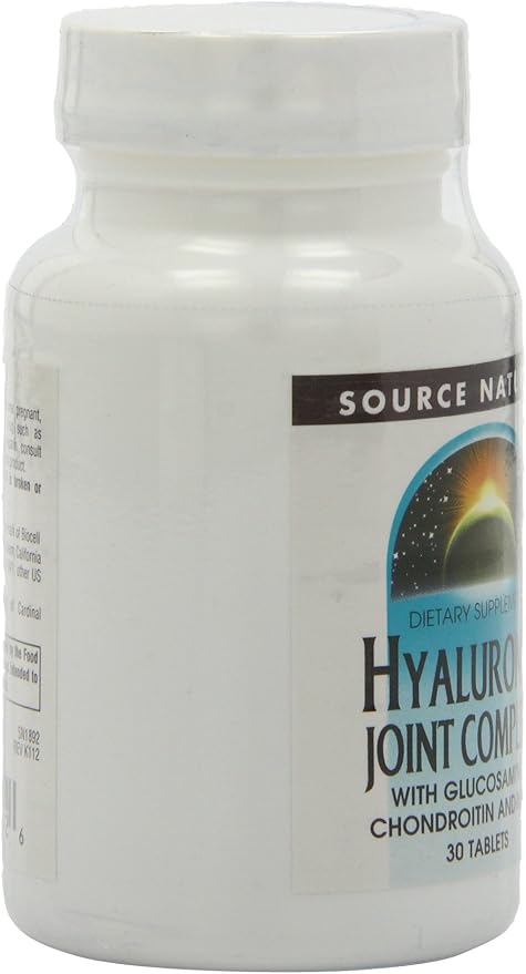 Source Naturals Hyaluronic Joint Complex with Glucosamine, Chondroitin & MSM - 30 Tablets