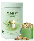 Pistachio Protein Shake - 15g Protein & 7g High Fiber, Low Sugar, Keto-Friendly Meal Replacement Powder with Roasted Pistachio Pieces & Chocolate Cookie Crunch 19.8 oz 14 Servings