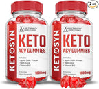 Justified Laboratories (2 Pack Ketosyn Keto ACV Gummies Advanced Formula 1000MG Ketosyn Keto Gummies Apple Cider Vinegar Formulated with Pomegranate Beet Juice Powder B12 Vegan Non GMO 120 Gummys