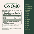 Nature's Bounty CoQ10 200 mg Softgels, Heart Health & Cellular Energy Support, 160 Rapid Release Softgels (Pack of 4)