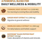 Extra Strength Turmeric Capsules - High-Absorption 2360 mg Curcumin Supplements, Non-GMO Blend for Digestive Comfort & Daily Support - Organic Turmeric Supplement with Black Pepper (240ct, Pack of 2)