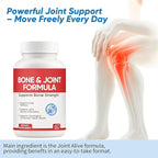 Shield Bone and Joint Formula - Enhanced Bone Support & Bone Health Supplement with Vitamin D3 & K2, 60 Capsules (1)