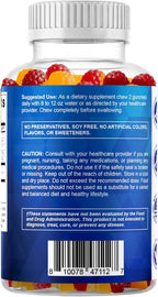 Vitamatic Sugar Free Probiotic Gummies for Men and Women – 5 Billion CFUs - 60Gummies per Bottle | 2 Pack (120 Gummies) Digestive, Immune & Gut Health Support – Gluten Free