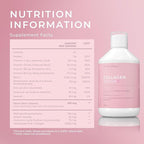 Swedish Collagen Deluxe | 12,500 mg Hydrolyzed Marine Collagen Liquid Supplement - 3 x 500 ml (1,500 ml in Total), 60 Day Supply | Hyaluronic Acid, Biotin & Vitamin C for Hair, Skin, Nails & Joints