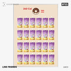 EVERYDAZE BT21 Essential C’s Konjac Jelly | Korean Pear | Vegan Collagen Peptides and Vitamin C | Gluten Free, Sugar Free, Low Calorie | Healthy Drinkable Fruit Snack | 10 Pack Box Food Drink Pouch
