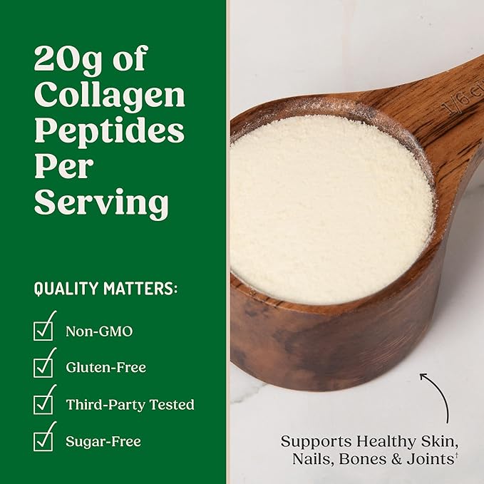Bulletproof Collagen 18g Protein Powder, 8.5 oz, Unflavored