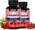 D-Mannose Supplement – 1000mg Capsules with Cranberry, Vitamin C, Hibiscus & Dandelion Extract, Support Urinary Health, D Mannose & Cranberry Capsules, 90 Count(Pack of 2)