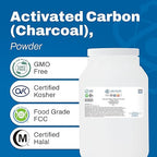 Lab Alley Activated Charcoal Powder, Food Grade, Kosher Certified, Halal, Wood Based, Ideal for Water & Air Filtration, Detoxifying Skincare Products, and Odor Control (5 Pounds)