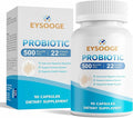 Probiotics for Women and Men, 500 Billion CFU, 22 Strains + Organic Prebiotics, Daily Probiotics for Digestive, Immune, & Gut Health - 90 Capsules