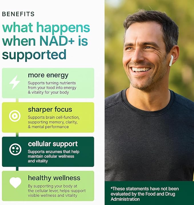 NAD Resveratrol Supplement 200mg with Berberine NAC Collagen - Nicotinamide Riboside NMN NADH CoQ10 Biotin Hyaluronic Acid - Hair Skin Nails Supplement - 60 Capsules