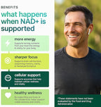 NAD Resveratrol Supplement 200mg with Berberine NAC Collagen - Nicotinamide Riboside NMN NADH CoQ10 Biotin Hyaluronic Acid - Hair Skin Nails Supplement - 60 Capsules