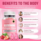 Glutathione Collagen Glow, Glutathione Collagen Glow Gummies, Korean Collagen Gummies to Rejuvenate Your Skin (3PCS)