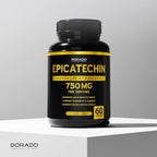 Epicatechin Extract 750mg Per Serving - (60 Capsules) - Supports Lean Muscle, Nitric Oxide, Myostatin Inhibitor, Stamina, Endurance, Pump & Gains - Non-GMO & Vegan Supplement - (60 Count)