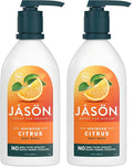 JASON Citrus Energizing Body Wash, For a Gentle Feeling Clean, 30 Fluid Ounces (Pack of 2)