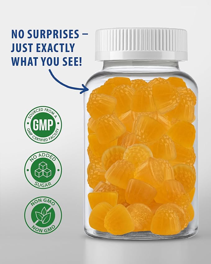 SUNNY SAM Sugar-Free Vitamin D3 K2 Gummies 5000 IU - Immune & Bone Support - Vitamin D Gummy Supplement for Adults - High-Absorption, Vegan, Halal, Gluten-Free Chewable Vitamins - 30 Count