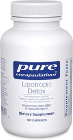 Pure Encapsulations Lipotropic Detox | Hypoallergenic Supplement Supports Liver Function and Detoxification | 120 Capsules