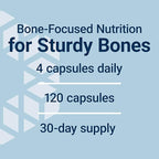 Life Extension Bone Restore with Vitamin K2 – Bone Health Supplement for Strong Bones – 3 Types of Absorbable Calcium, Vitamins D3 and K2, Minerals – Gluten-Free, Non-GMO – 120 Capsules