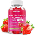 L-Methylfolate 15 mg Gummies, Methylfolate Supplement, Folate 5-MTHF Supplement for Support Mood, Brain Health, Immune System, Sugar Free, Strawberry Flavor, 60 Count