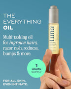 Luna Daily The Feminine Wash + Body Oil Set | Travel-Size Feminine Hygiene & Moisturizing Duo | pH-Balanced Body Wash & Soothing Ingrown Hair Oil | Nourishing & Pregnancy-Safe