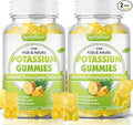 softbear Potassium Chloride Gummies 1200mg, Sugar-Free Potassium Gummies for Adults Support Leg Cramps High Potency Potassium Chloride Supplement, Pineapple Flavor 120 Count