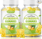 softbear Potassium Chloride Gummies 1200mg, Sugar-Free Potassium Gummies for Adults Support Leg Cramps High Potency Potassium Chloride Supplement, Pineapple Flavor 120 Count