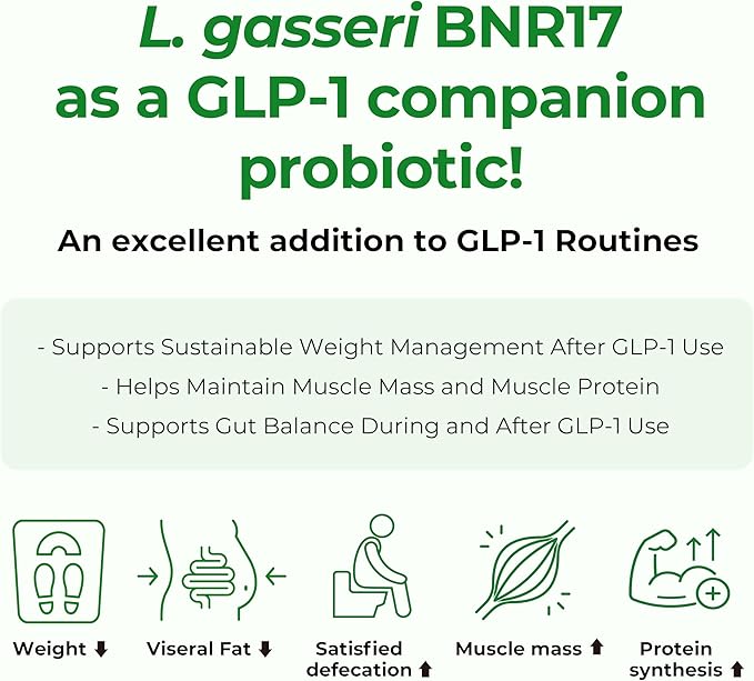 BNRThin S30, Lactobacillus Gasseri BNR17, 10 Billion CFU Guaranteed, 90 Capsules (90 Serving, 3 Packs of 30)