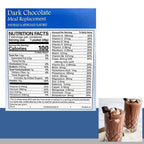 Dark Chocolate Pudding/Shake Mix - 7/Box | Gluten Free, KETO Friendly, Low Calorie, Low Carb, Vitamin Fortified, Meal Replacement