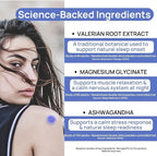 Sleep Patches for Adults - Valerian Root - Melatonin Free - Natural Sleep Aid with 5-HTP and Ashwagandha - 3 Pack (90 Patches)