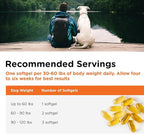 Nutri-Vet Fish Oil Supplement for Dogs,Omega 3,Fish Oil for Dogs,Pet Supplies,Pet Vitamins and Supplements,EPA DHA Formula,Puppy Vitamins,Shed Control,New Puppy Essentials,100 Count (Pack of 2)