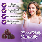 Divinity Nutra Sleep Gummy - 60 Count - Melatonin Gummies with Vitamin B, Magnesium for Men and Women, Blueberry Flavor
