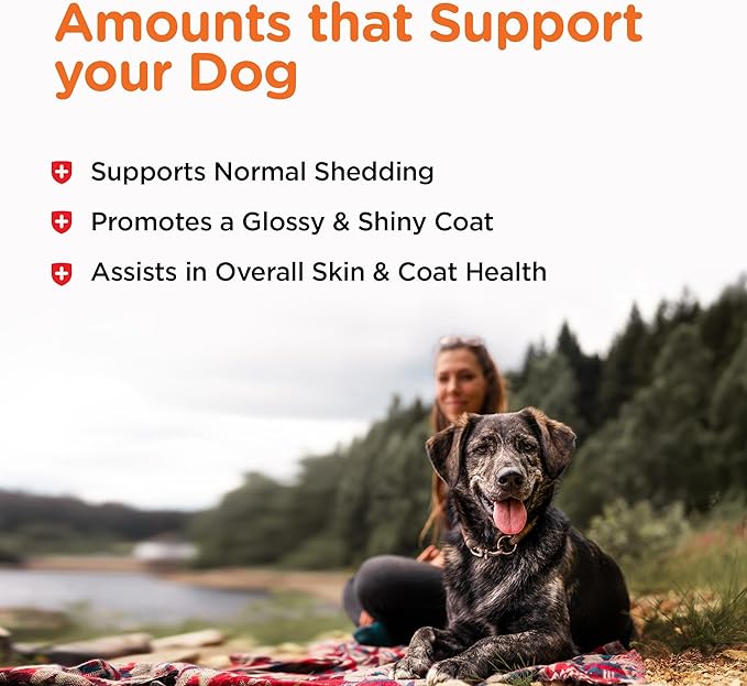 Nutri-Vet Fish Oil Supplement for Dogs,Omega 3,Fish Oil for Dogs,Pet Supplies,Pet Vitamins and Supplements,EPA DHA Formula,Puppy Vitamins,Shed Control,New Puppy Essentials,100 Count (Pack of 2)